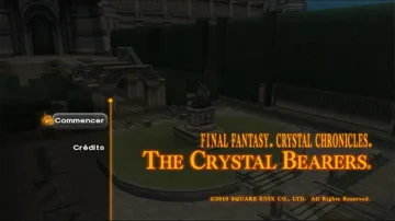 Final Fantasy Crystal Chronicles - The Crystal Bearers screen shot title